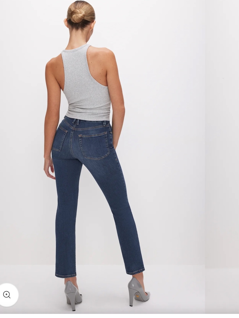 Good American Good Legs Straight Jeans - Picture 2 of 16